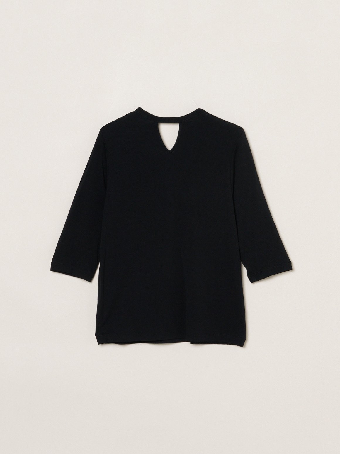 three dots Travel line jessica tee スリードッツ トップス カットソー・Tシャツ ブラック