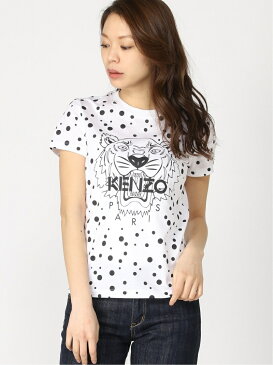 KENZO (W)HS19 Dots Tiger Tee ケンゾー カットソー Tシャツ オレンジ ブラック【送料無料】