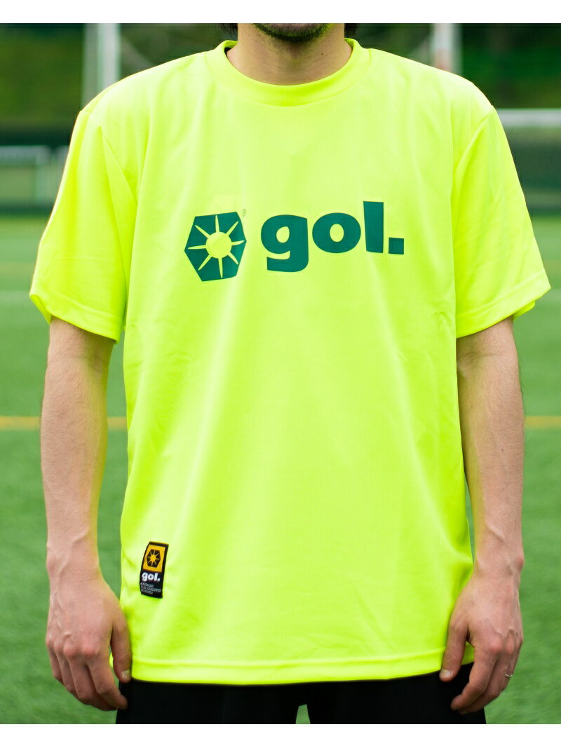 gol. (U)ゴル680ドライTシャツベーシック ゴル トップス カットソー・Tシャツ イエロー オレンジ グレー ネイビー ピンク ブラック ブルー グリーン ホワイト パープル