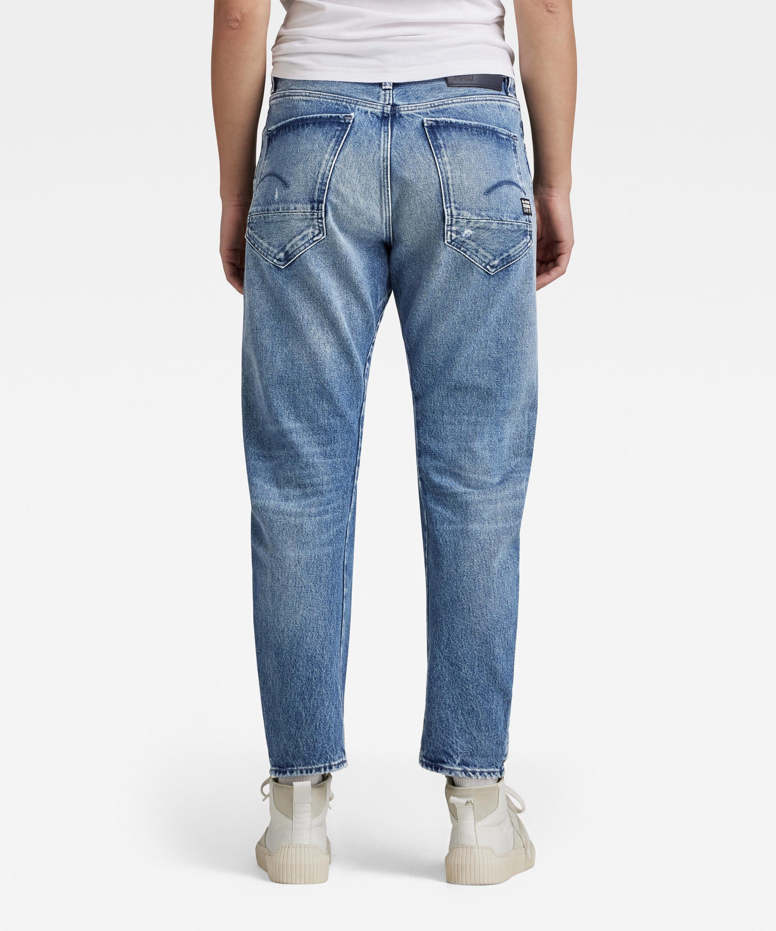 【公式ショップ】ARC 3D BOYFRIEND JEANS/立体裁断/リラックステーパードジーンズ ジースターロゥ パンツ ジーンズ・デニムパンツ ブルー