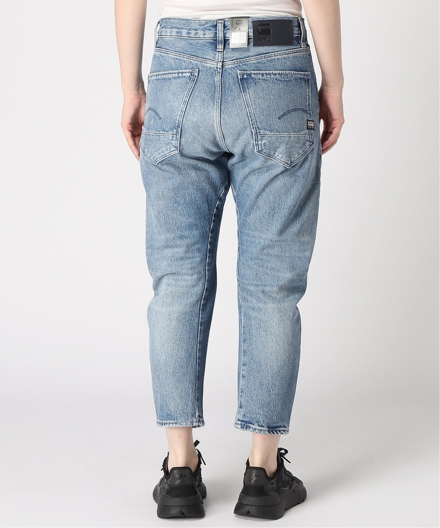 【公式ショップ】ARC 3D BOYFRIEND JEANS/立体裁断/リラックステーパードジーンズ ジースターロゥ パンツ ジーンズ・デニムパンツ ブルー