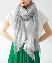 【SALE/50%OFF】Sonny Label イタリア製リネンストール サニーレーベル ファッション雑貨 マフラー・ストール・ネックウォーマー ネイビー グレー オレンジ【送料無料】