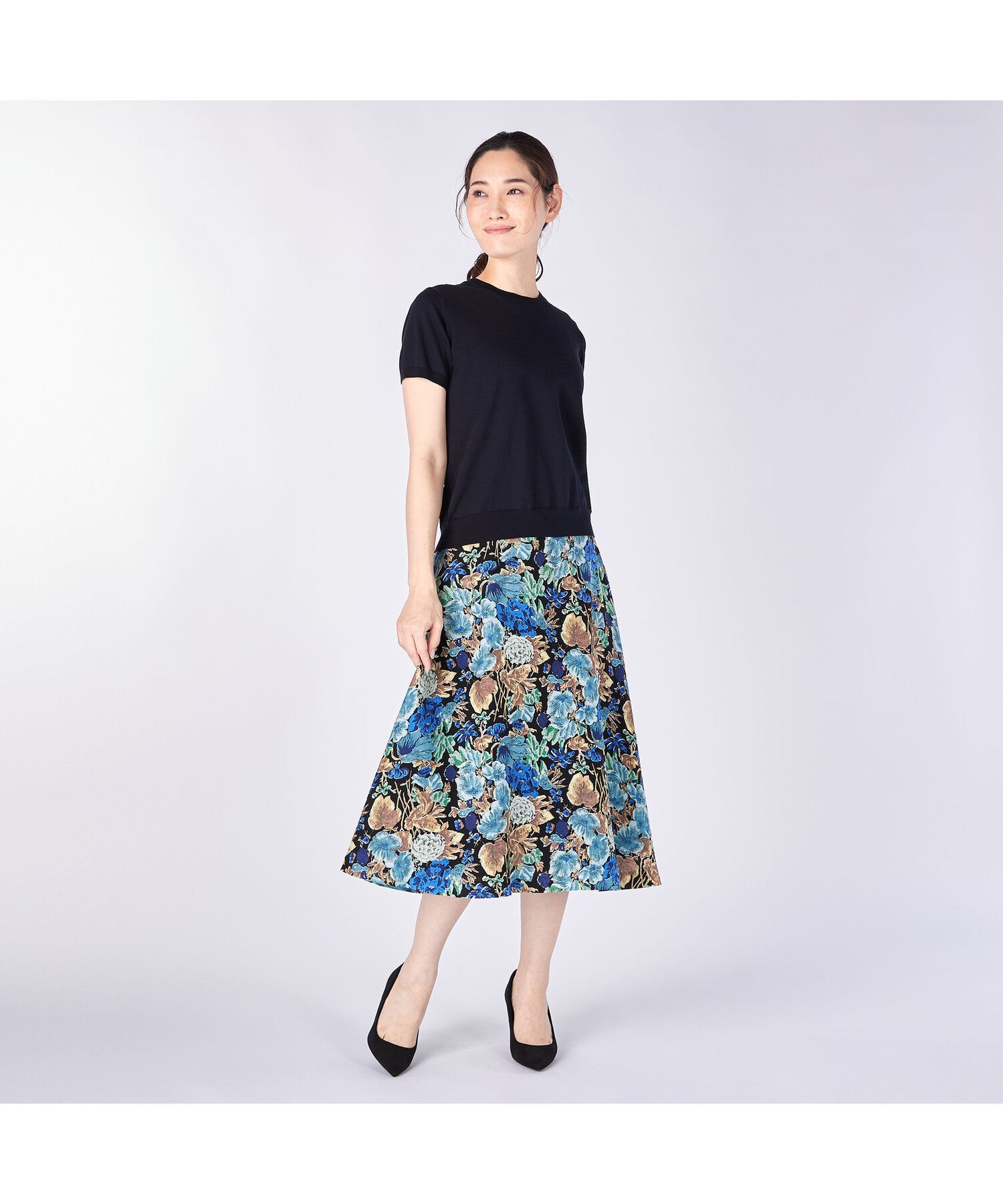 【SALE／54%OFF】KEITH 【Lサイズ】コットンハイゲージ半袖ニット キース トップス ニット ホワイト ネイビー グリーン【送料無料】