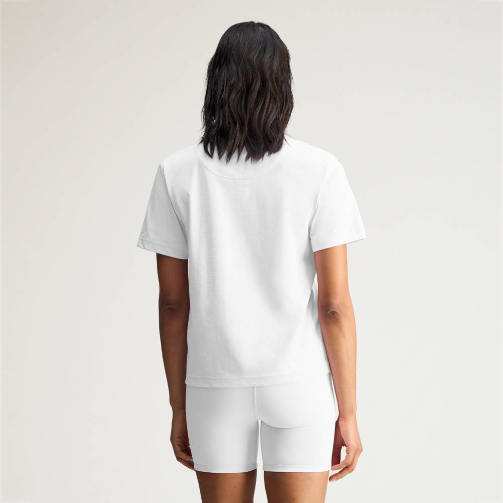 adidas 【公式】アディダス adidas 返品可 adidas by Stella McCartney TrueCasuals レギュラー スポーツウェア T... アディダス トップス カットソー・Tシャツ ホワイト【送料無料】