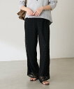 COLLAGE GALLARDAGALANTE 【ウエスト調整可】レースワイドパンツ コラージュガリャルダガランテ パンツ その他のパンツ ホワイト ブラック【...