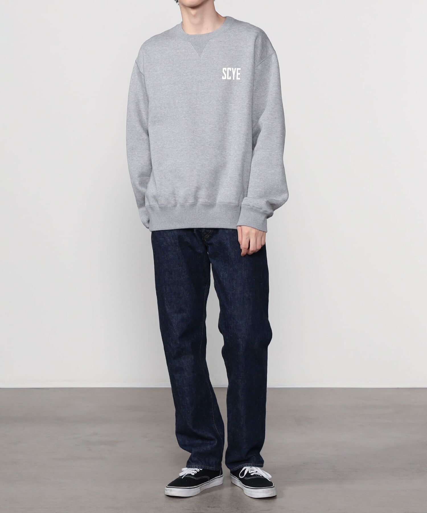 【SALE／40%OFF】Bshop SCYE BASICS ｜ ロゴ スウェットプルオーバー MEN ビショップ トップス スウェット・トレーナー グレー【送料無料】