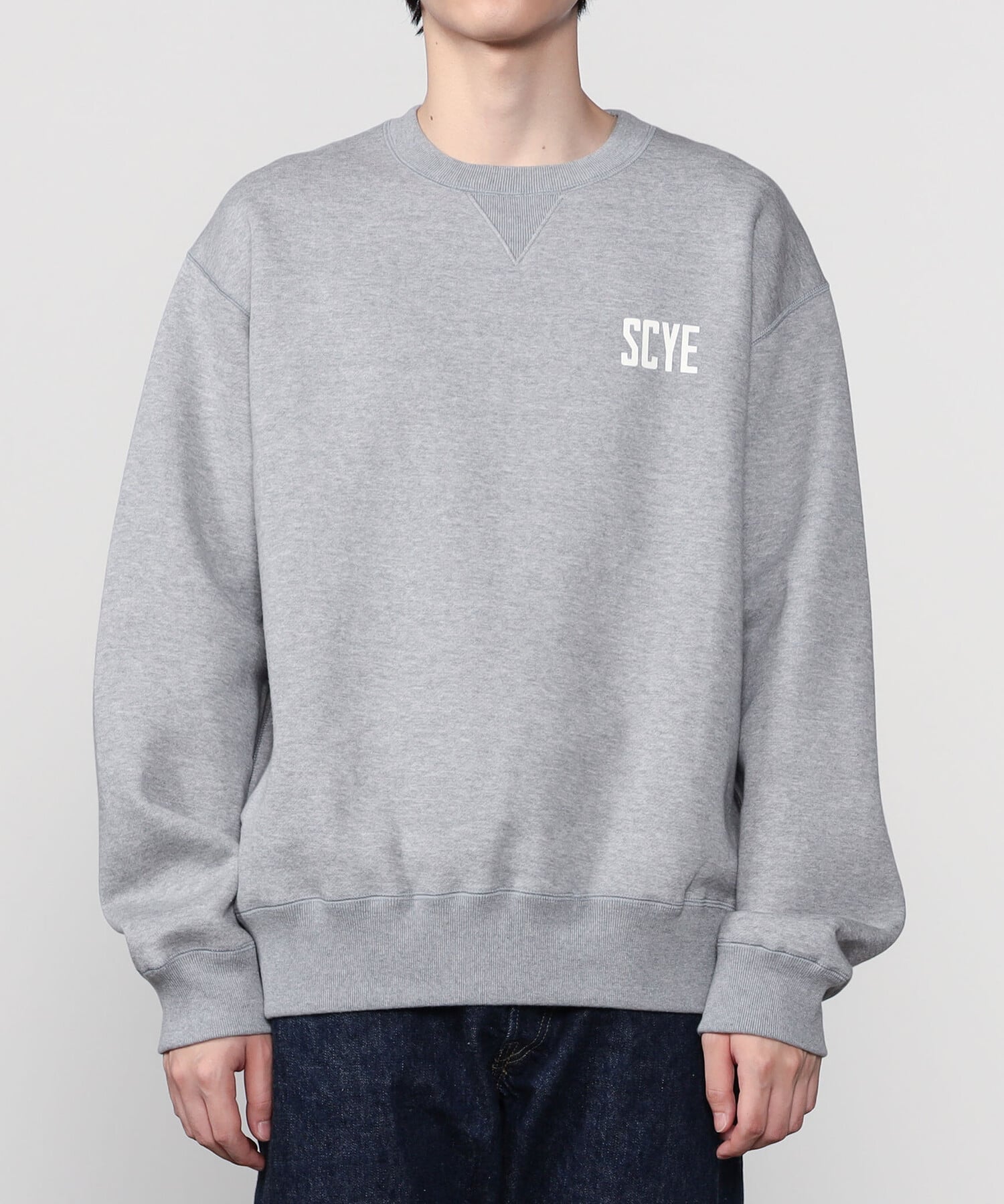 【SALE／40%OFF】Bshop SCYE BASICS ｜ ロゴ スウェットプルオーバー MEN ビショップ トップス スウェット・トレーナー グレー【送料無料】