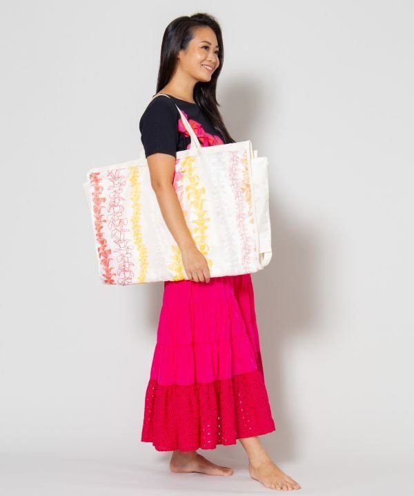 Maunaloa 【マウナロア】ケニケニガーメントバッグ アミナコレクション バッグ トートバッグ ホワイト