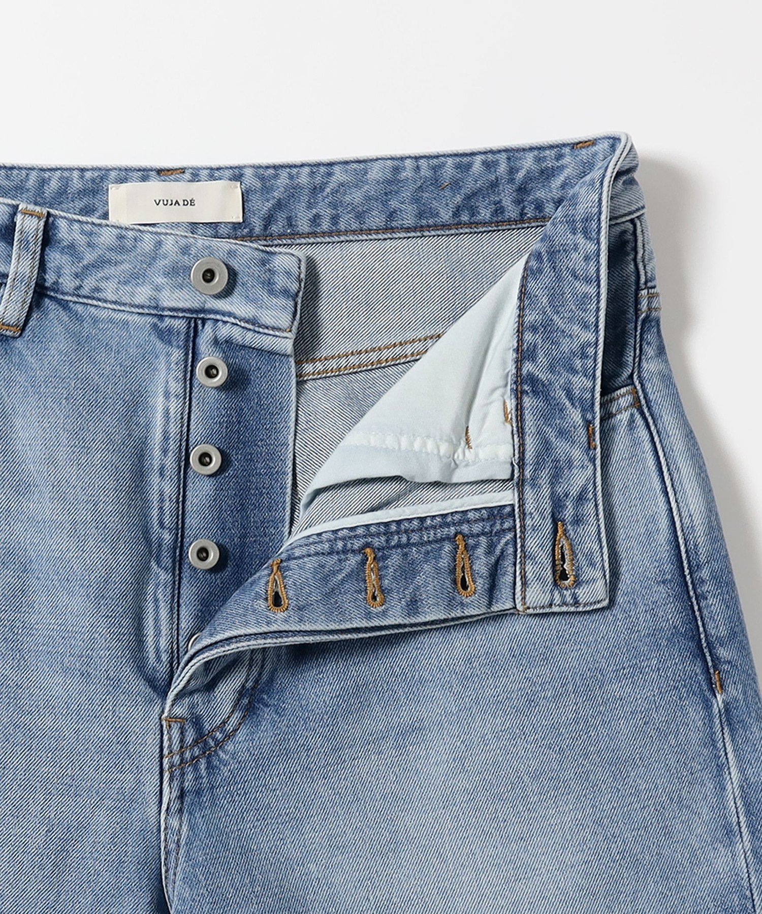 International Gallery BEAMS Vuja De / STEVE ワイド デニムパンツ ビームス メン パンツ ジーンズ・デニムパンツ ブルー【送料無料】