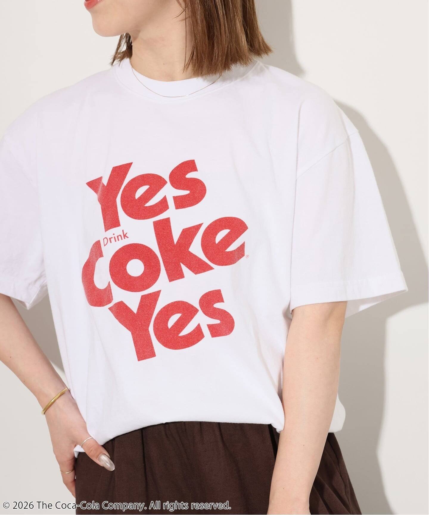 JOURNAL STANDARD relume 別注【GOOD ROCK SPEED】コカ・コーラTEE ジャーナル スタンダード レリューム トップス カットソー・Tシャツ ホワイト ブラック