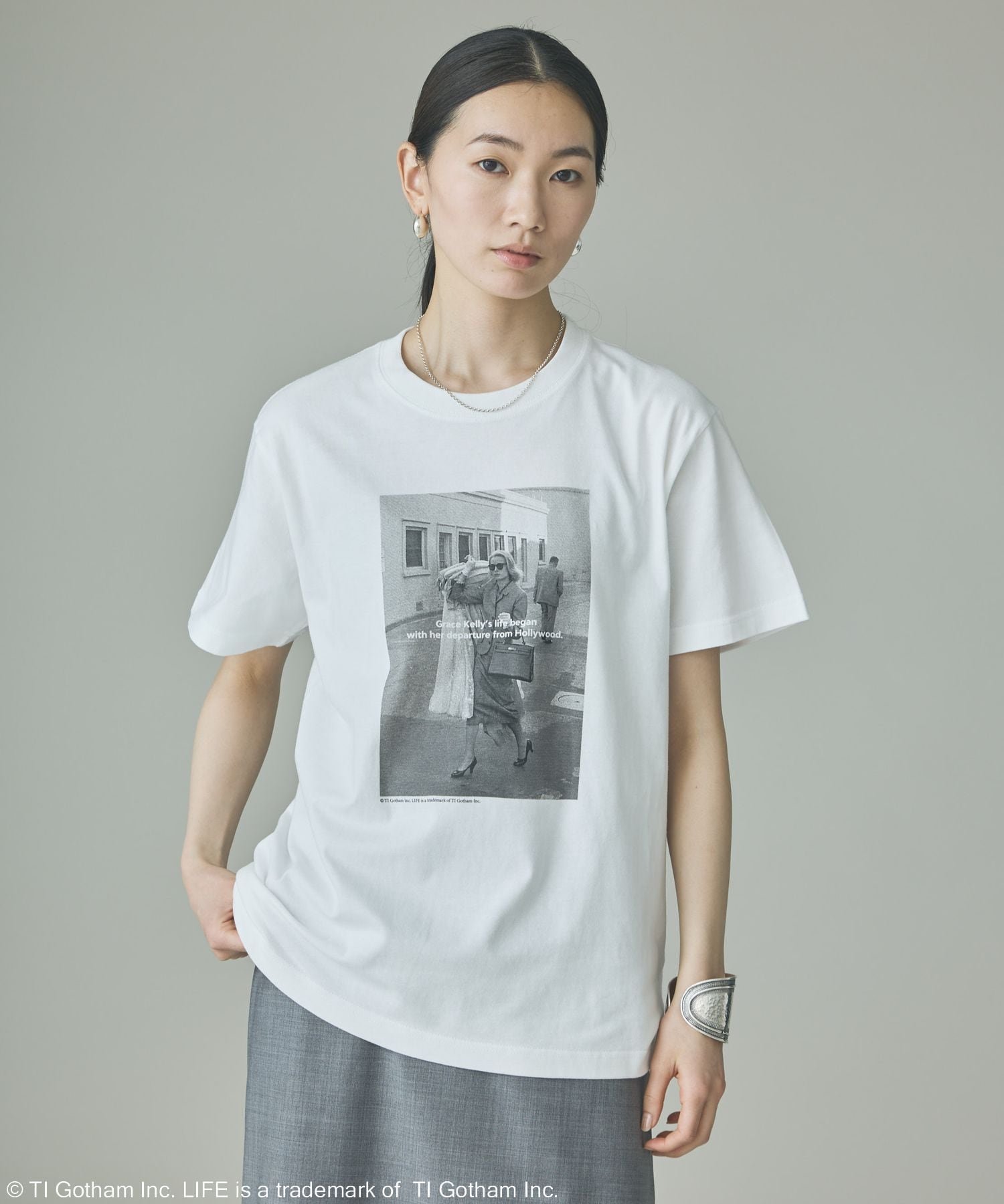 Curensology 【LIFE PICTURE COLLECTION】別注G.KTシャツ(タテ) カレンソロジー トップス カットソー・Tシャツ ブラック ホワイト【送料無料】