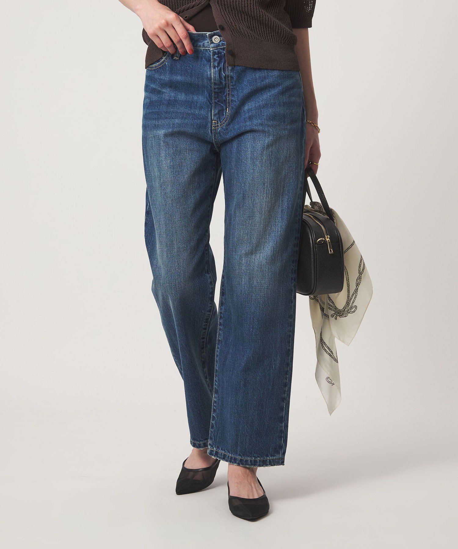 UNITED ARROWS green label relaxing [size SHORT/TALLあり]ストレート デニム パンツ ユナイテッドアローズ グリーンレーベルリラクシング パンツ ジーンズ・デニムパンツ ネイビー【送料無料】