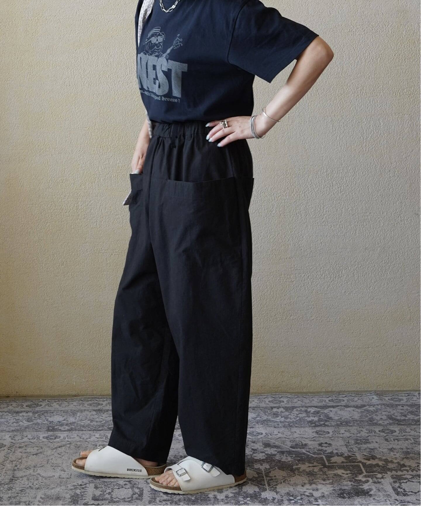 journal standard luxe バフワッシャー ポケパンツ ジャーナルスタンダード ラックス パンツ その他のパンツ ブラック ホワイト