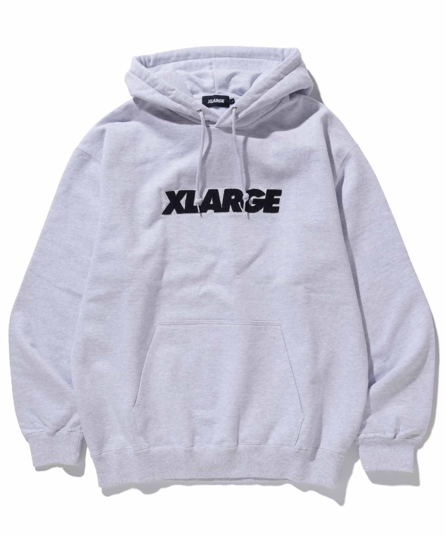 エクストララージ パーカー メンズ XLARGE STANDARD LOGO HOODED SWEATSHIRT パーカー XLARGE エクストララージ トップス パーカー・フーディー グレー ブラック ブラウン グリーン ネイビー【送料無料】