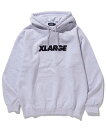 XLARGE STANDARD LOGO HOODED SWEATSHIRT パーカー XLARGE エクストララージ トップス パーカー・フーディー グレー ブラック ブラウン グリーン ネイビー【送料無料】