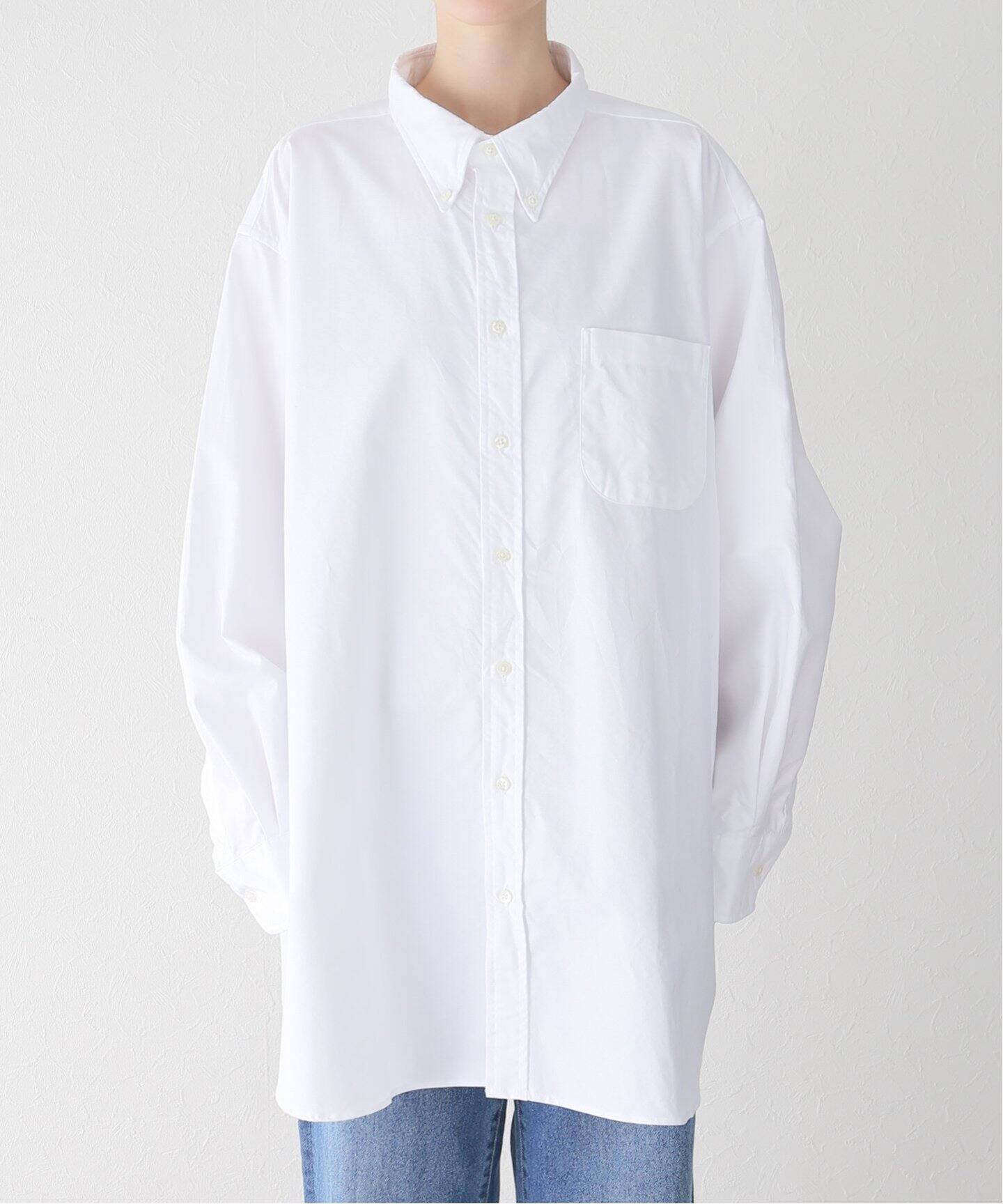 FRAMeWORK CLASSIC FIT BIC SHIRT フレームワーク トップス シャツ・ブラウス ホワイト