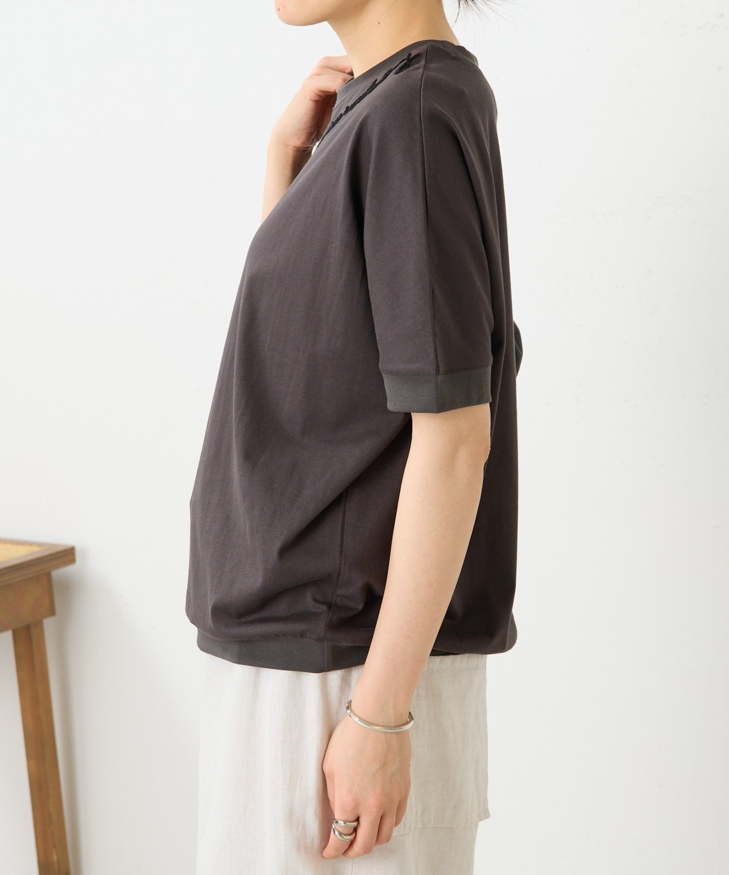 BEARDSLEY エンブロイダリーTシャツ ビアズリー トップス カットソー・Tシャツ【送料無料】