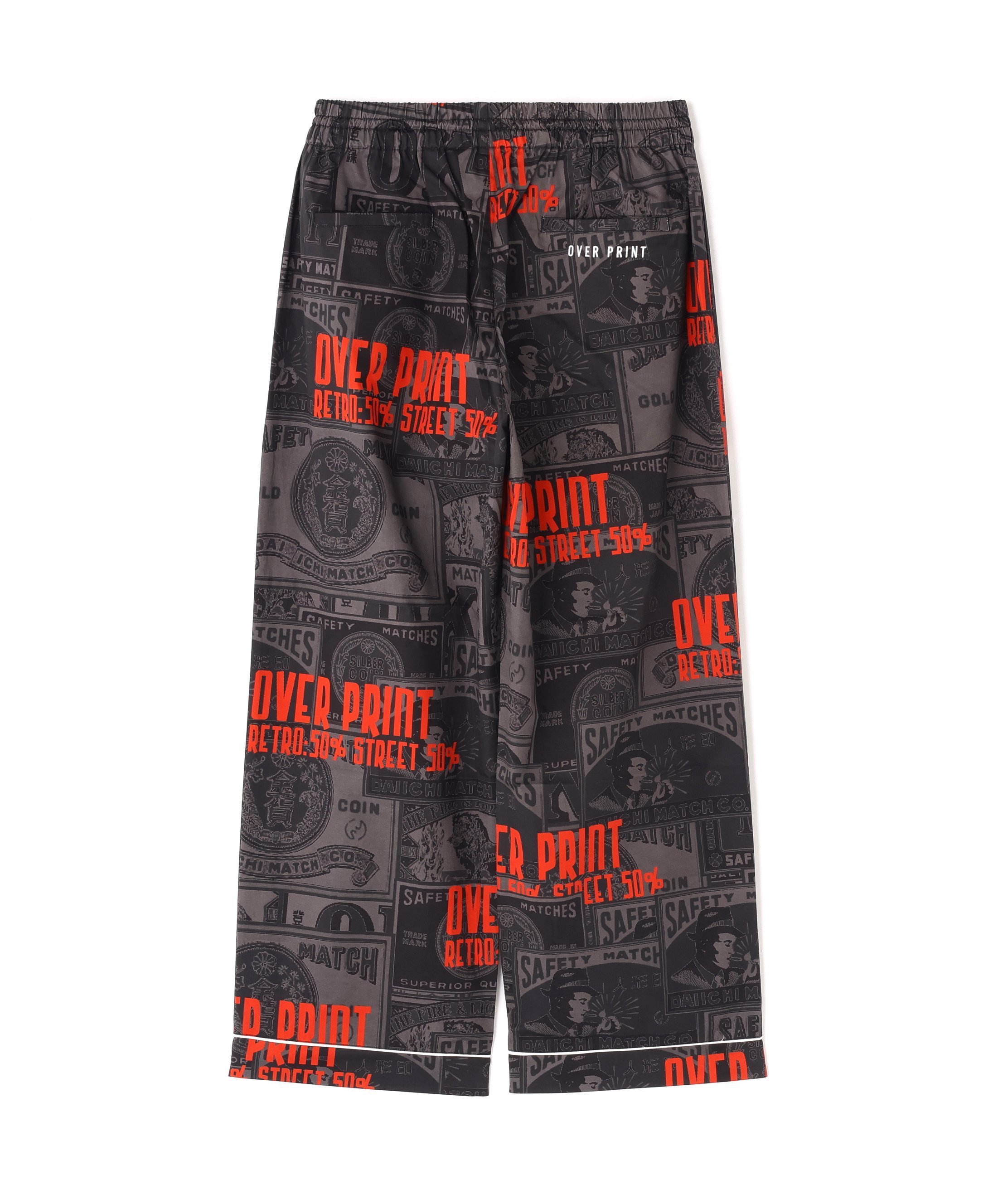 LHP overprint/オーバープリント/×日本燐寸工業会 LOUNGE PANTS エルエイチピー パンツ その他のパンツ ブラック