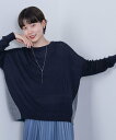 ビームス セーター レディース BEAMS HEART WOMEN BEAMS HEART / 配色 ドルマンスリーブ プルオーバー1 ビームス ハート トップス ニット ネイビー イエロー グリーン【送料無料】