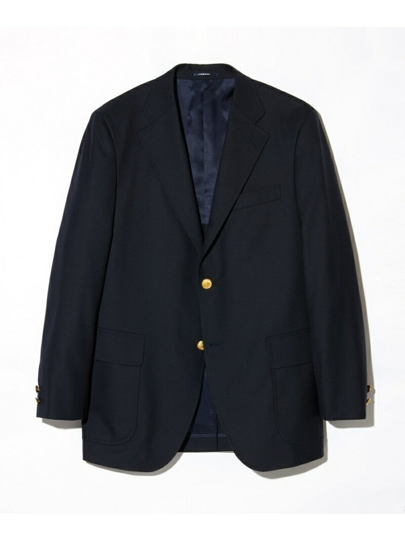 J. Press Tropical Wool Sack Blazer BZOVYM0001: Navy