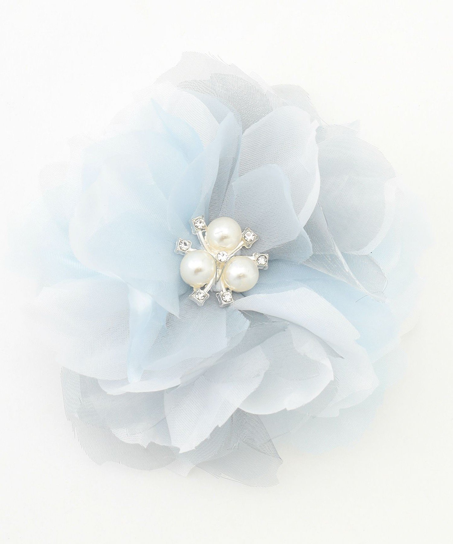 【SALE／30%OFF】ANY パールフラワーコサージュ エニィ アクセサリー・腕時計 ブローチ・コサージュ・バッジ グレー ベージュ ネイビー
