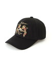 【SALE/30%OFF】AVIREX AVIREX/(M)SOUVENIR DRAGON MOTIF CAP ハンドサイン 帽子 キャップ ブラック レッド