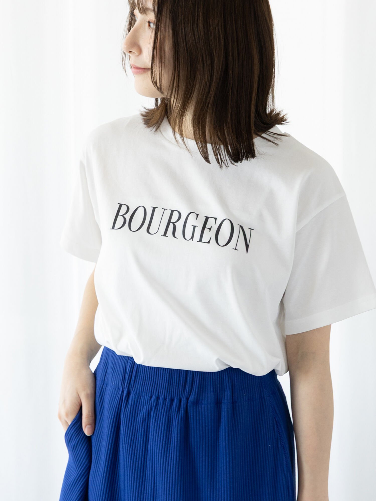 【SALE／60%OFF】Te chichi TERRASSE 【接触冷感】フロントロゴプリントTシャツ テチチ トップス カットソー・Tシャツ ブラック グレー ホワイトのサムネイル