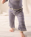 CIAOPANIC TYPY 【BABY】【Qinn】ボーダーリブレギンスパンツ チャオパニックティピー 靴下・レッグウェア その他の靴下・レッグウェア ネイビ...