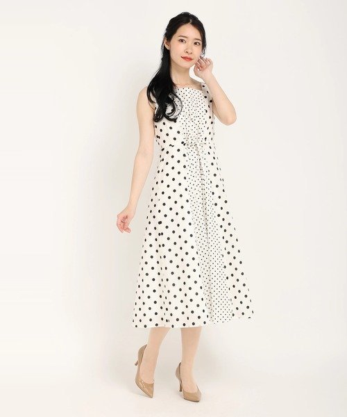 UNIVERVAL MUSE パフィードット ワンピース ストロベリーフィールズ ワンピース・ドレス ドレス ホワイト ブラック ブラウン【送料無料】のサムネイル
