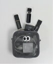 Pochi Pouch Pochi Pouch/(W)【2 サイズ展開】ワンポイントメッシュポーチ チェルカ 財布・ポーチ・ケース ポーチ パープル オレンジ ...