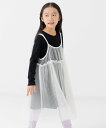 chil2 チュールキャミワンピース チルツー トップス キャミソール ブラック ホワイト