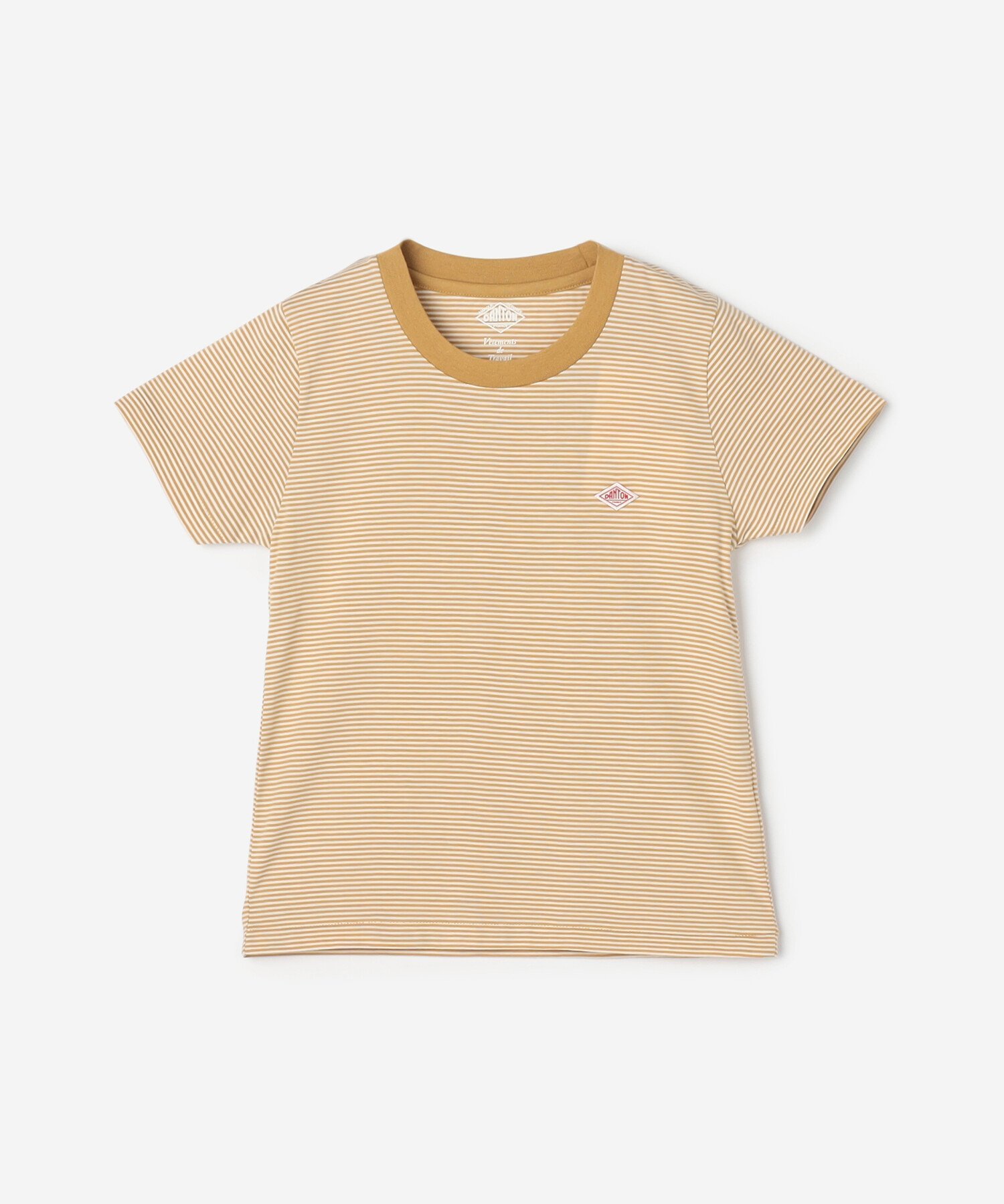 Bshop DANTON ｜ キッズ クルーネックTシャツ STRIPE ビショップ トップス カットソー・Tシャツ ネイビー ベージュ レッド【送料無料】のサムネイル