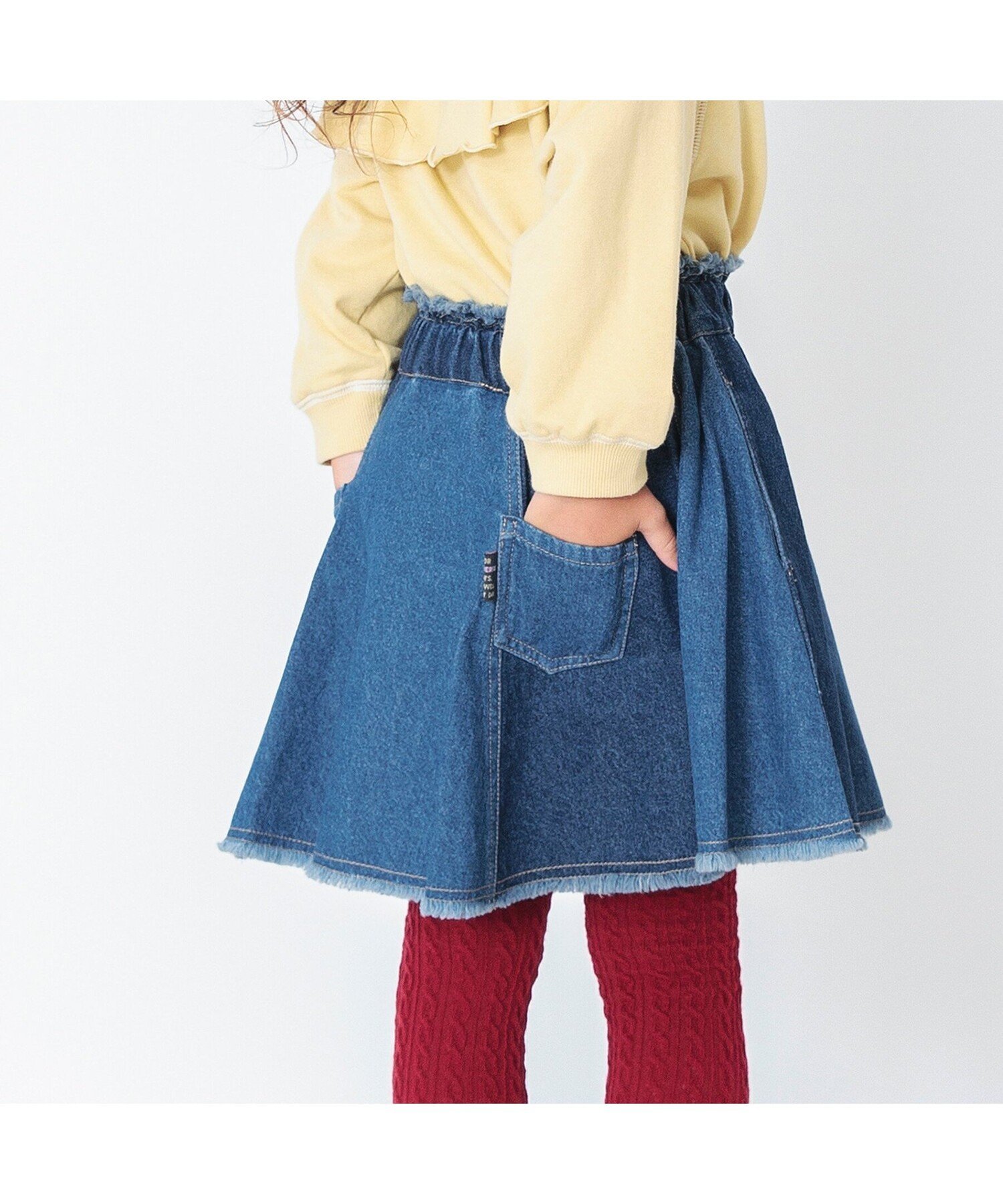 BREEZE 切替デニムスカート エフオーオンラインストア スカート その他のスカート ブルーのサムネイル