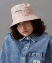 Calvin Klein Jeans Calvin Klein Jeans/(W)【公式ショップ】 カルバンクライン モノグラム バケットハット Calvin Klein Jeans Accessory DX0231 カルバン クライン 帽子 ハット ピンク【送料無料】