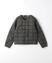 UNITED ARROWS green label relaxing <TAION>ベーシック クルーネックボタン インナーダウンジャケット / キッズ 150...