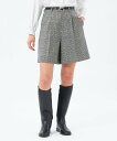 MACKINTOSH PHILOSOPHY チェックツイードハーフパンツ マッキントッシュ フィロソフィー パンツ その他のパンツ グレー ブラウン【送料無料】