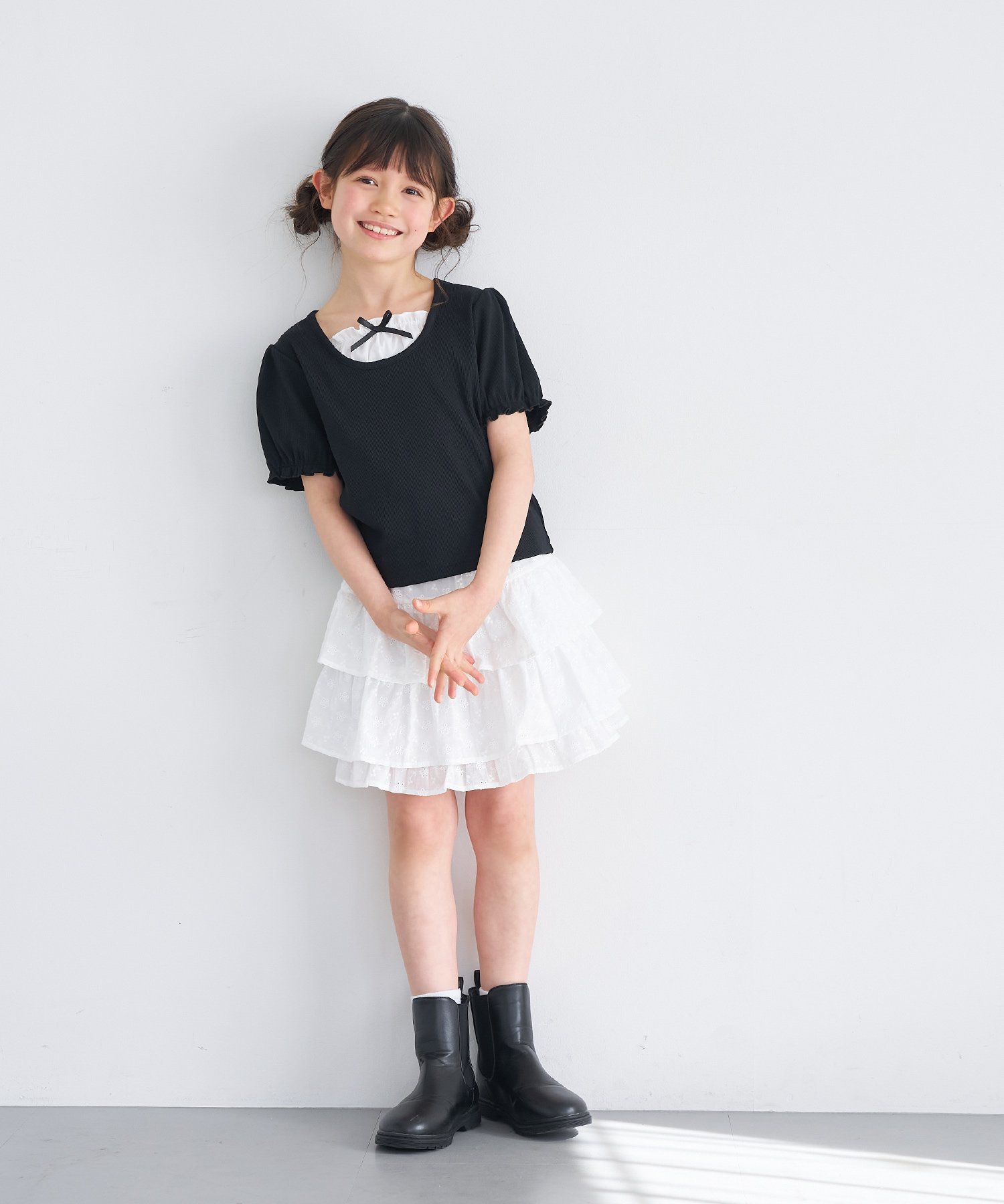 【SALE／35%OFF】coca キッズ レースフリルスカート コカ スカート ミニスカート ...
