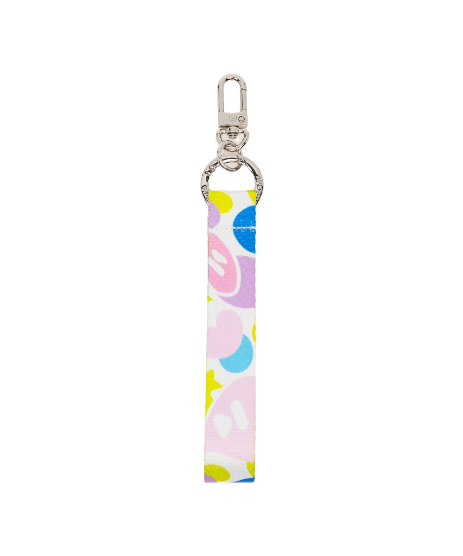 A BATHING APE CAMO LOGO KEYCHAINS ア ベイシング エイプ ファッション雑貨 チャーム・キーチェーン ピンク ブルー