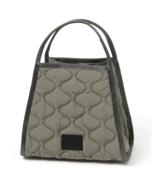 BAYFLOW HEREIAM/(U)HRキルトミニBAG ベイフロー バッグ トートバッグ カーキ ホワイト ブラック ベージュのサムネイル