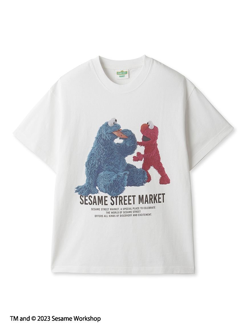 楽天Rakuten FashionSESAME STREET MARKET 【UNISEX】フォトプリントTシャツ セサミストリートマーケット トップス その他のトップス レッド【送料無料】