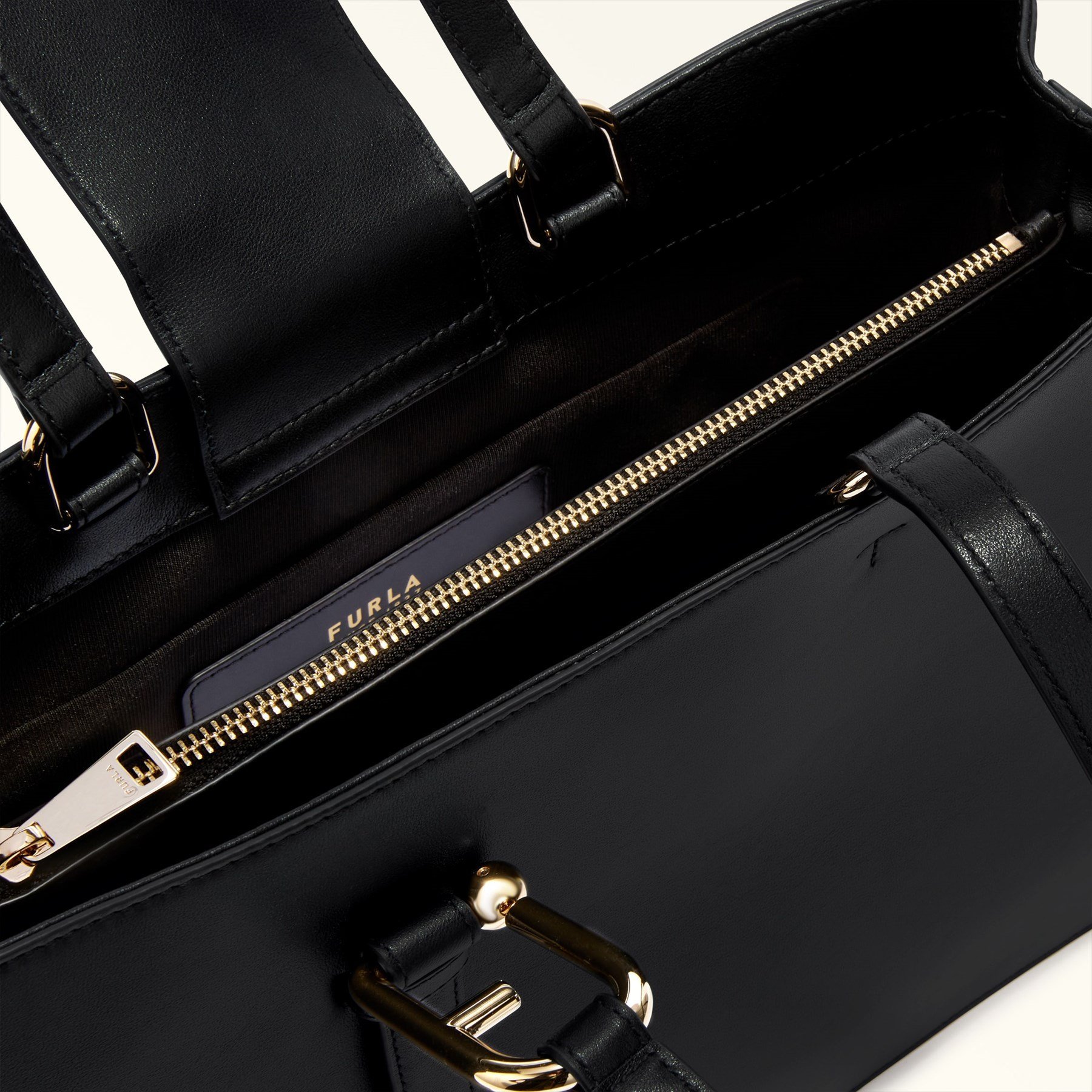 FURLA 【公式】FURLA NUVOLA L TOTE フルラ バッグ トートバッグ ブラック【送料無料】
