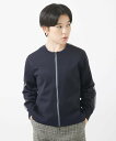 【SALE/50%OFF】GEORGES RECH(小さいサイズ) プレーティングニットブルゾン メゾンドゥサンク スーツ・フォーマル スーツジャケット ネイビ...