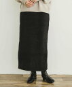 【SALE/57%OFF】URBAN RESEARCH ITEMS ラメシャギーニットスカート アーバンリサーチアイテムズ スカート その他のスカート グレー ブラック(4)