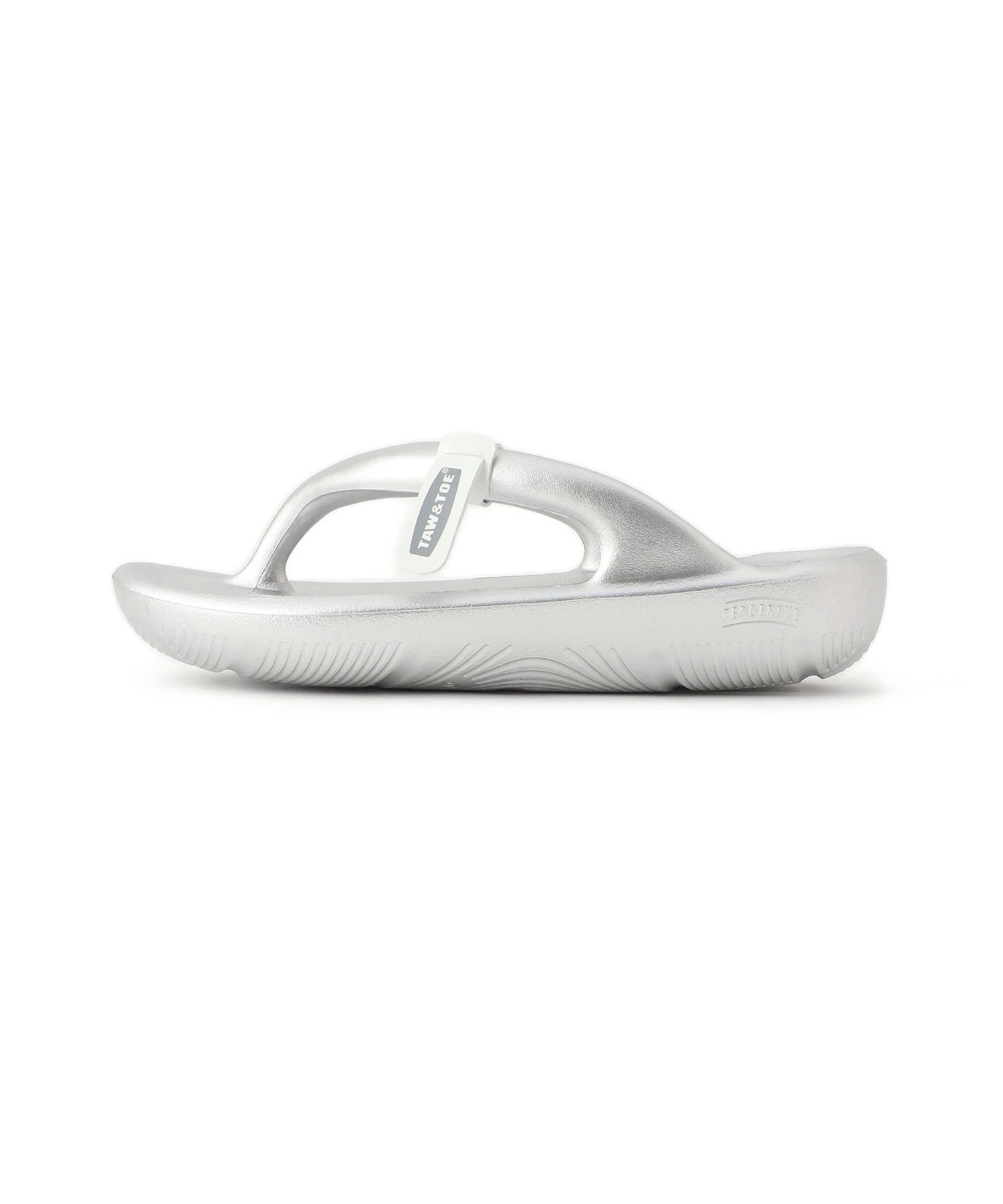 ADAM ET ROPE' FEMME 【TAW&TOE(トーアンドトー)】ZEROVITY Flip Flop OG アダムエロペ シューズ・靴 サンダル シルバー【送料無料】