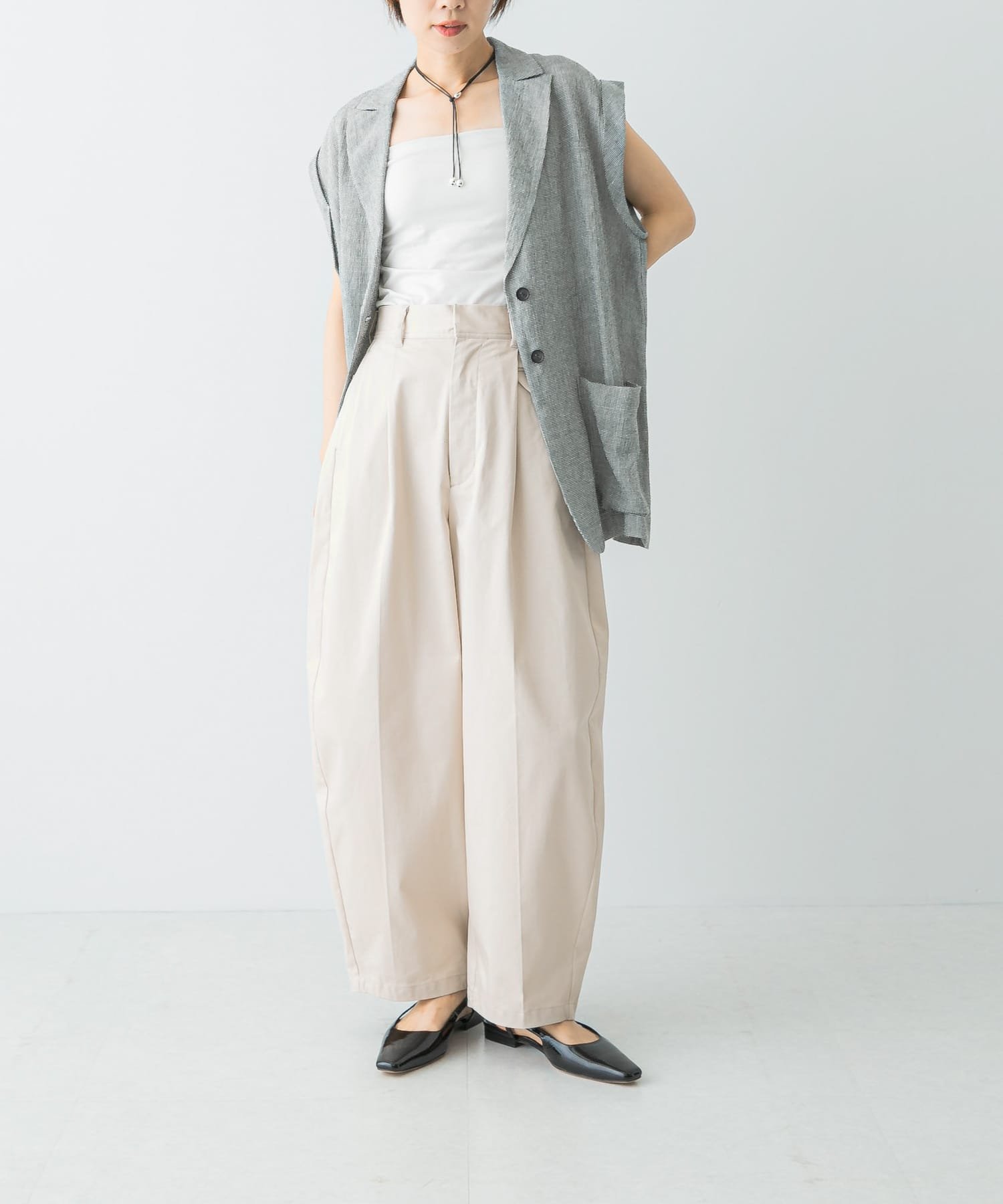 【SALE／50%OFF】URBAN RESEARCH ROSSO ストレッチコクーンチノパンツ アーバンリサーチロッソ パンツ その他のパンツ ネイビー【送料無料】