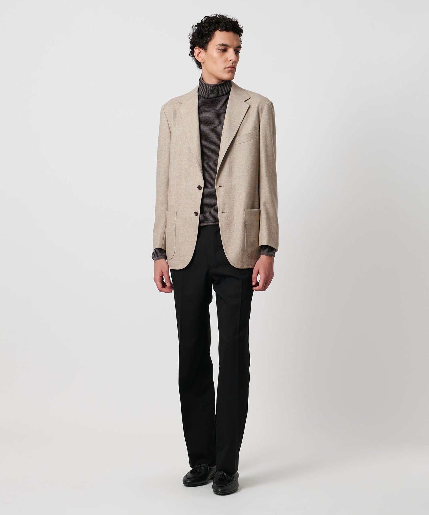 【SALE／55%OFF】UNITED ARROWS ＜SOVEREIGN＞カルゼ ストレートパンツ ユナイテッドアローズ パンツ スラックス・ドレスパンツ ブラック【送料無料】