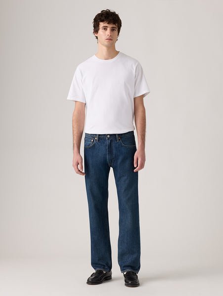Levi's 555(TM) リラックスストレート ジーンズ ミディアムインディゴ リーバイス パンツ ジーンズ・デニムパンツ ブラック【送料無料】