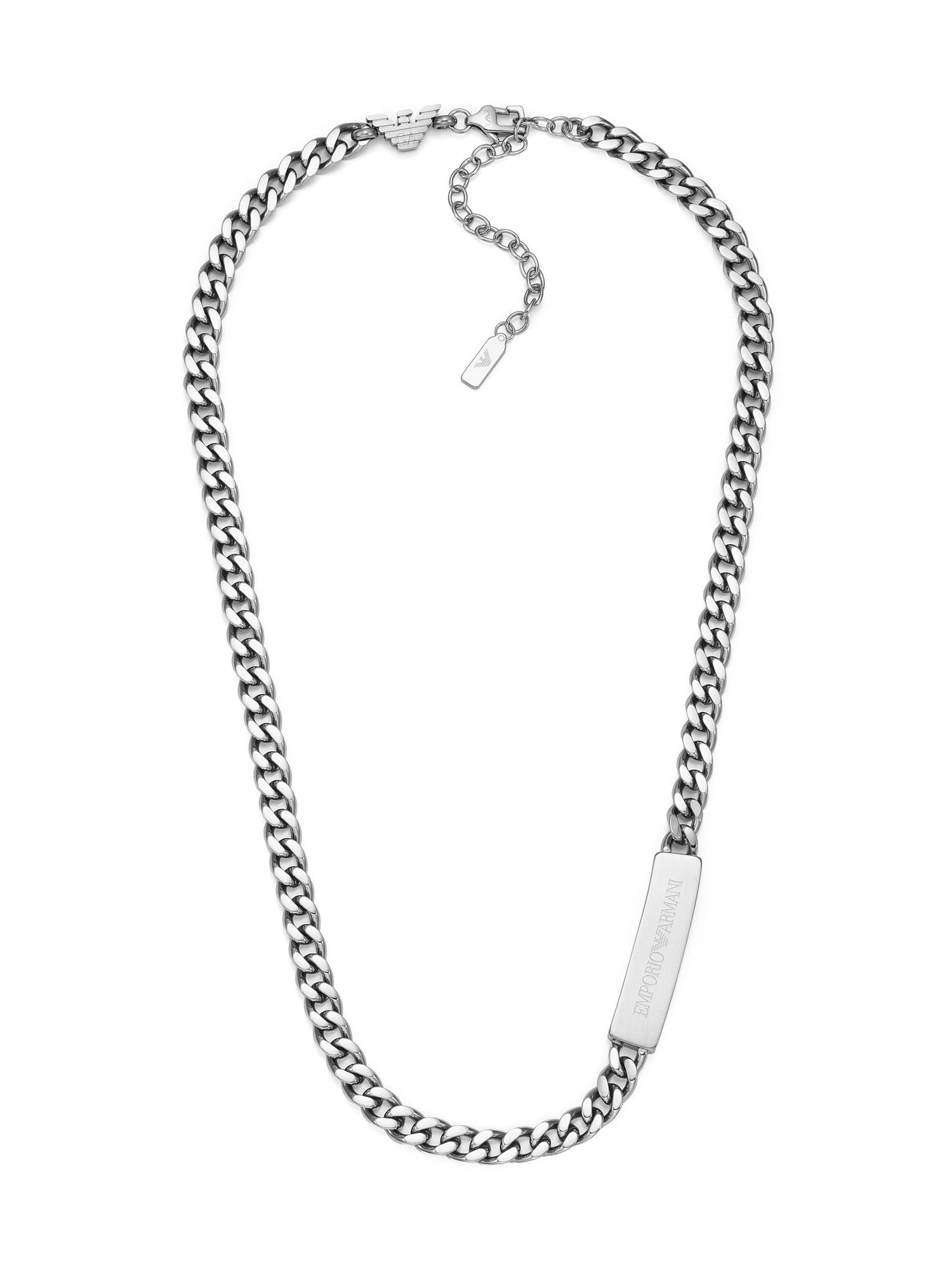 EMPORIO ARMANI エンポリオ・アルマーニ アクセサリー メンズ ネックレス シルバー EGS3303040 ウォッチステーションインターナショナル アクセサリー・腕時計 ネックレス シルバー【送料無料】