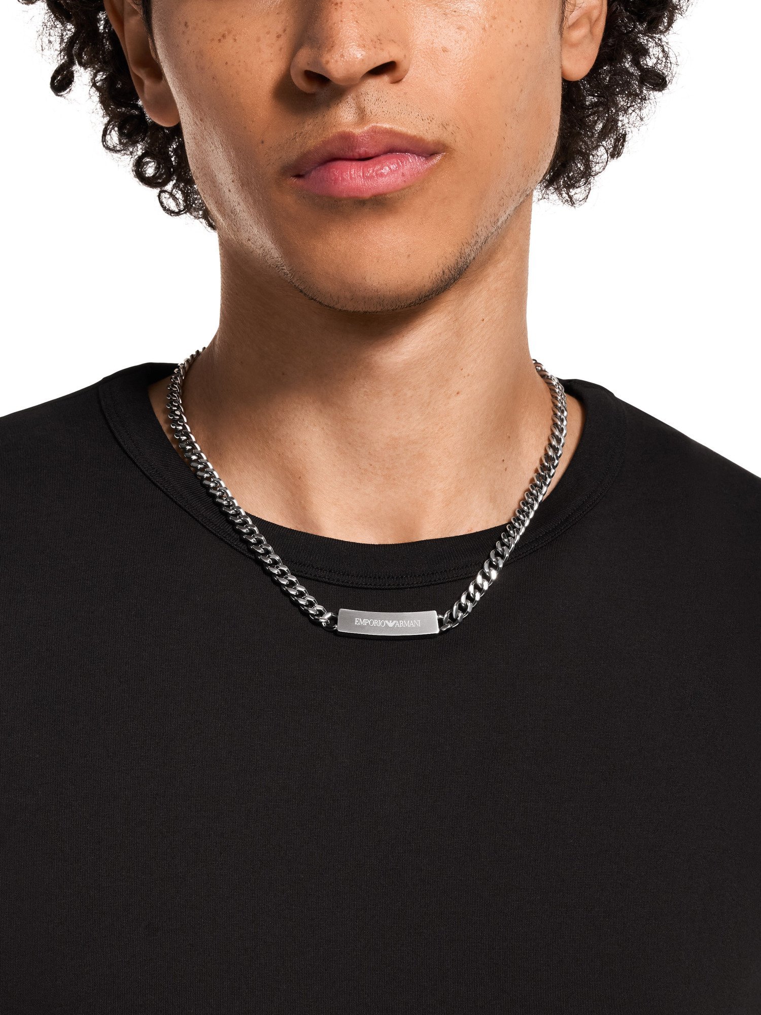 EMPORIO ARMANI エンポリオ・アルマーニ アクセサリー メンズ ネックレス シルバー EGS3303040 ウォッチステーションインターナショナル アクセサリー・腕時計 ネックレス シルバー【送料無料】
