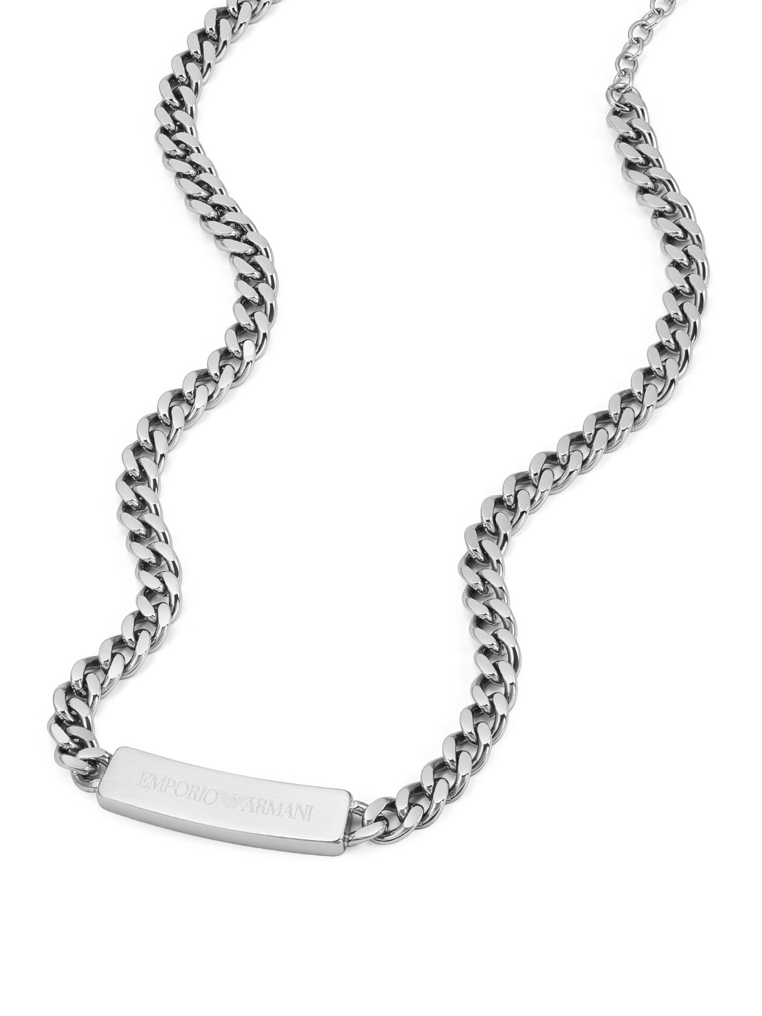 EMPORIO ARMANI エンポリオ・アルマーニ アクセサリー メンズ ネックレス シルバー EGS3303040 ウォッチステーションインターナショナル アクセサリー・腕時計 ネックレス シルバー【送料無料】